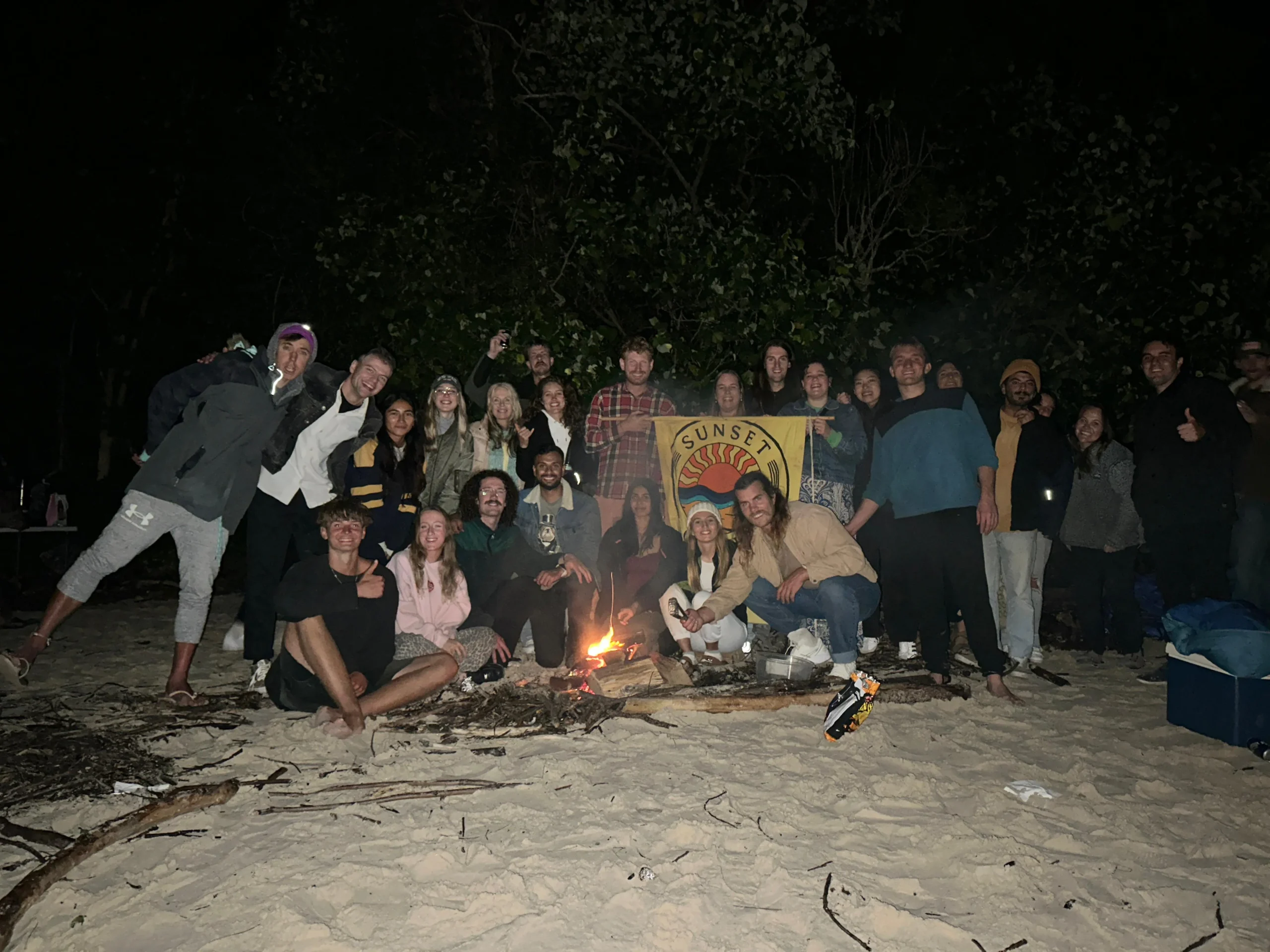Sunsetcrew campfire