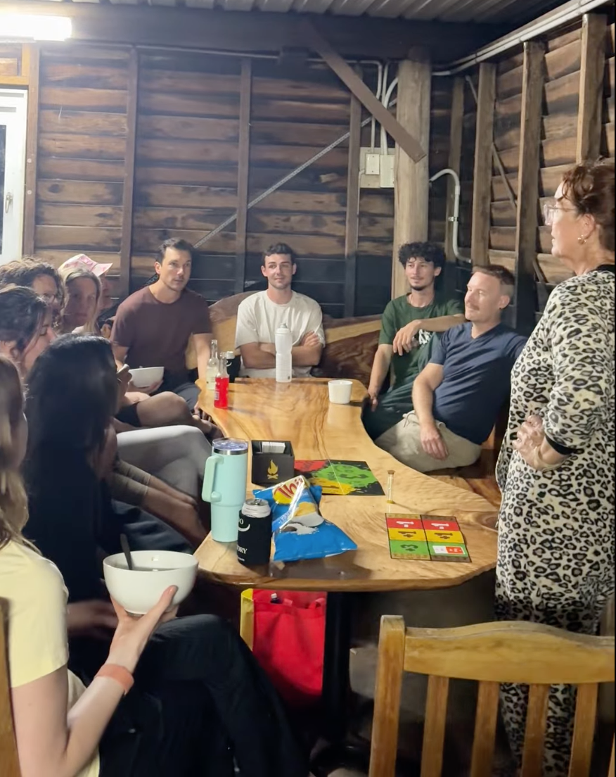 Card games at camp