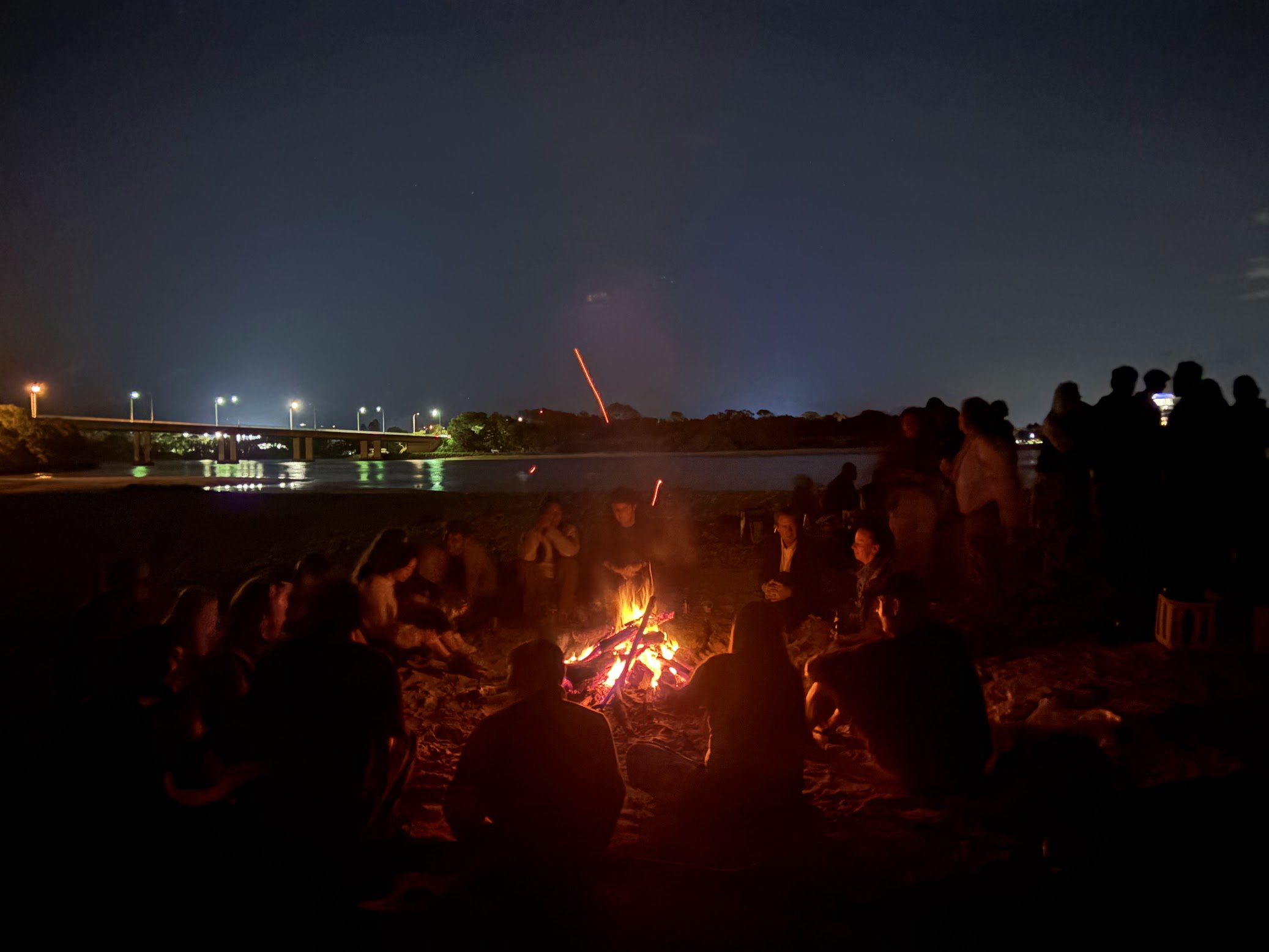 Sunsetcrew community bonfire
