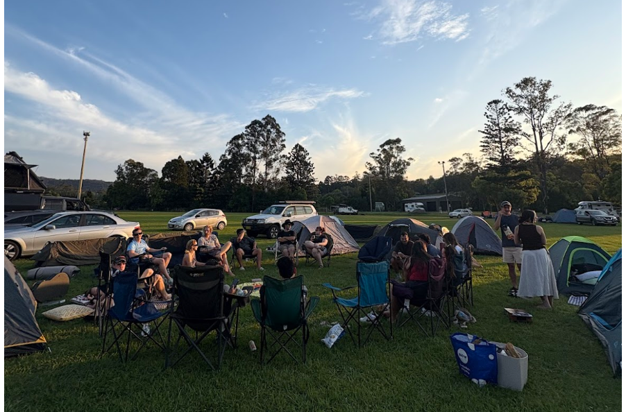 Camp morning