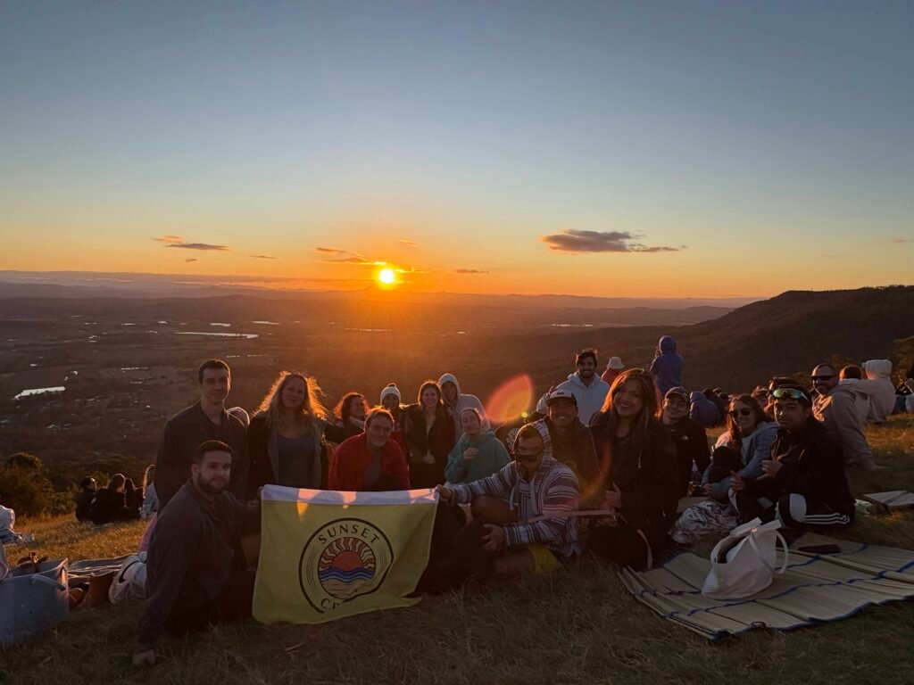 Sunsetcrew friends camping